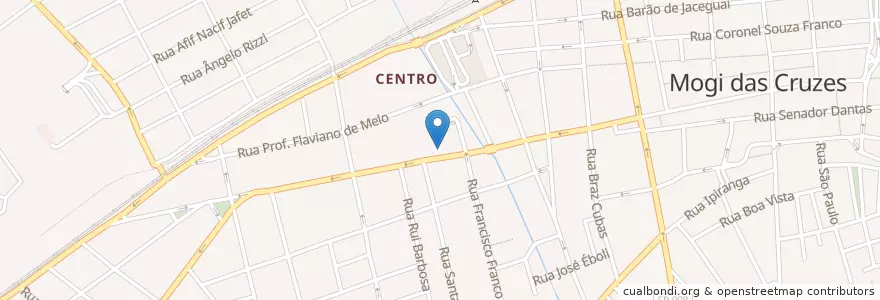 Mapa de ubicacion de Banco do Brasil en Brasil, Región Sudeste, San Pablo, Região Geográfica Intermediária De São Paulo, Região Metropolitana De São Paulo, Região Imediata De São Paulo, Mogi Das Cruzes.
