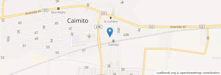 Mapa de ubicacion de Iglesia Bautista Libre en 쿠바, Artemisa, Caimito.