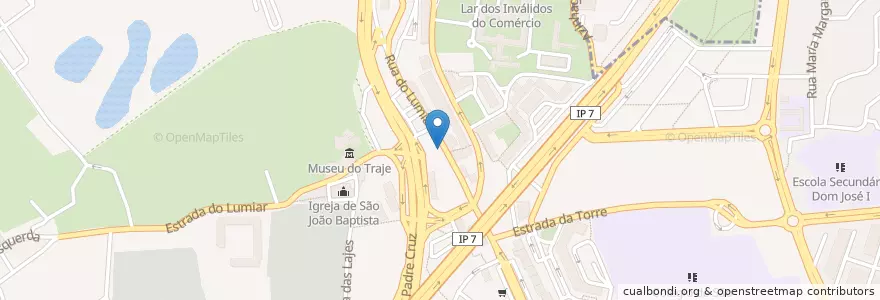 Mapa de ubicacion de Taberna A Preciosa en ポルトガル, Área Metropolitana De Lisboa, Lisboa, Grande Lisboa, リスボン, Lumiar.