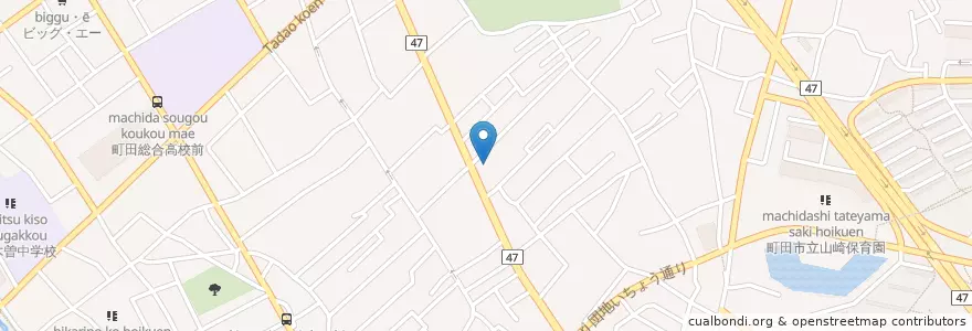 Mapa de ubicacion de CoCo壱番屋 en 日本, 東京都, 町田市.