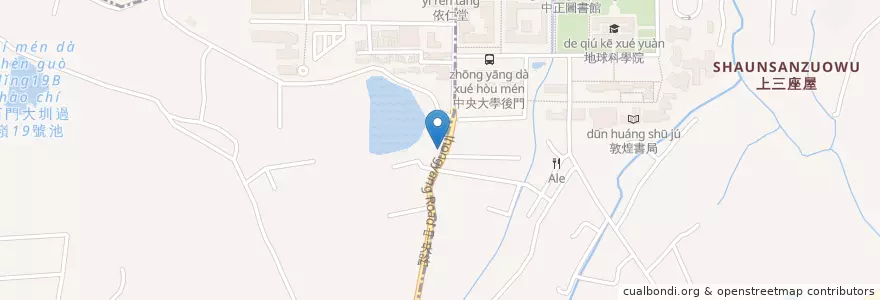 Mapa de ubicacion de 幸福小館 en تايوان, تاو يوان, 平鎮區.