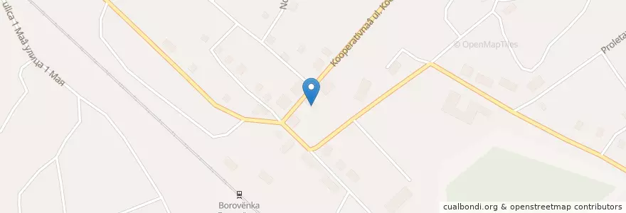 Mapa de ubicacion de Сбербанк en Rusland, Северо-Западный Федеральный Округ, Oblast Novgorod, Окуловский Район, Боровёнковское Сельское Поселение.