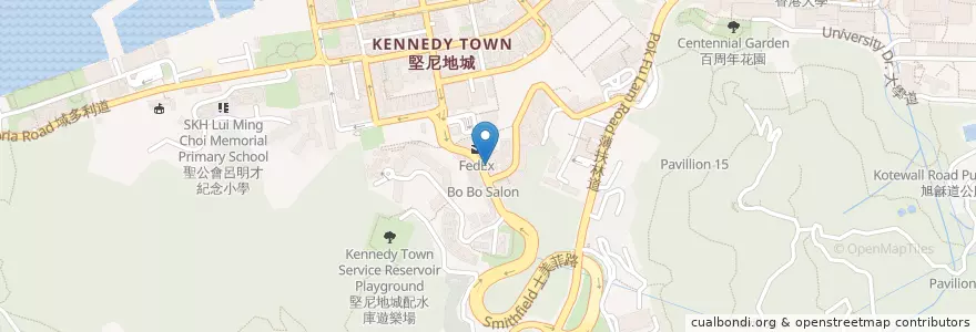 Mapa de ubicacion de 宜記甜品 Yee Kee Restaurant en 中国, 広東省, 香港, 香港島, 新界, 中西區 Central And Western District.