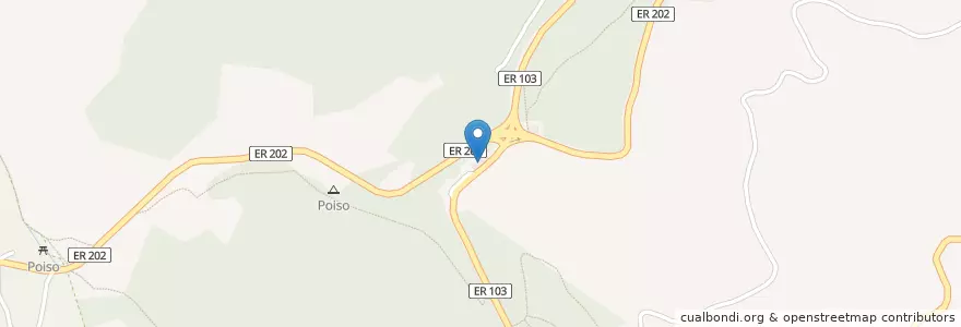 Mapa de ubicacion de Casa de Abrigo do Poiso en Португалия, Machico, Santa Cruz, Porto Da Cruz, Camacha.