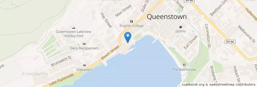 Mapa de ubicacion de Ivy & Lola Kitchen and Bar en 新西兰, Otago, Queenstown-Lakes District.
