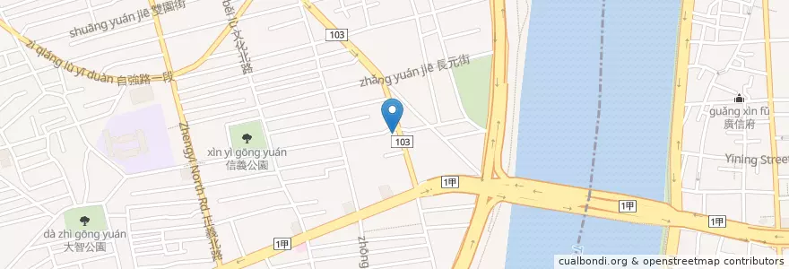 Mapa de ubicacion de 桶一天下現滷滷味 en Taiwan, New Taipei.