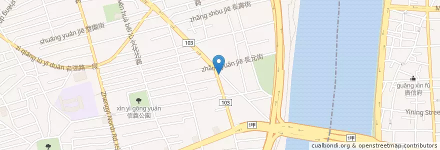 Mapa de ubicacion de 真永和北平烤鴨 en Taiwan, New Taipei.