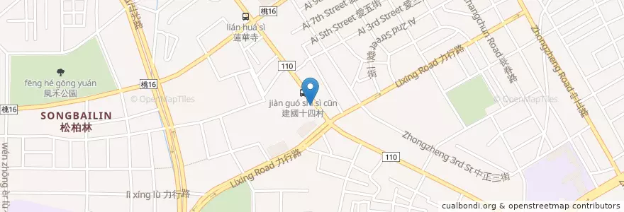Mapa de ubicacion de 美劭診所 en Taiwán, Taoyuan, 桃園區.