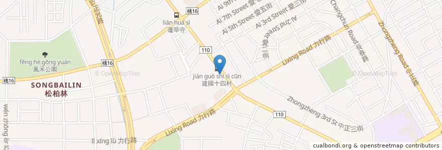Mapa de ubicacion de 慈安藥局 en 臺灣, 桃園市, 桃園區.