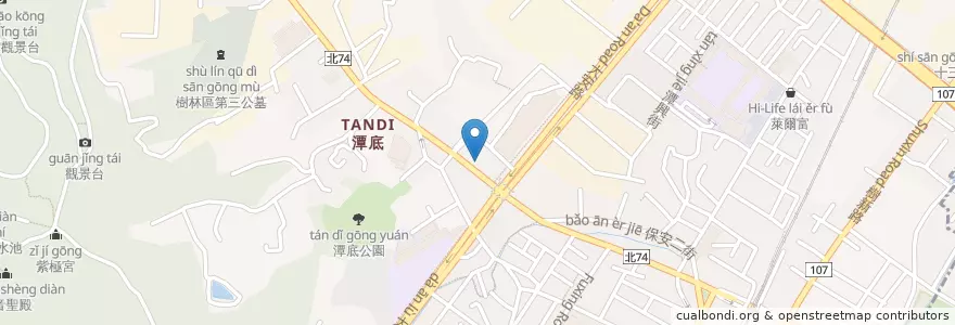 Mapa de ubicacion de 昭和園日式燒肉屋 en تایوان, 新北市, 樹林區.