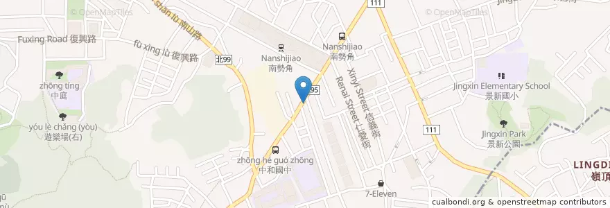 Mapa de ubicacion de 小木屋鬆餅 en Taiwan, New Taipei, Zhonghe District.