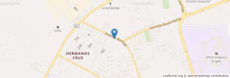 Mapa de ubicacion de Centro Nocturno en كوبا, Pinar Del Río, Pinar Del Río, Ciudad De Pinar Del Río.