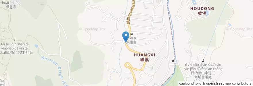 Mapa de ubicacion de 察爾斯廚房 en Taiwan, 新北市, Taipei, 北投區.