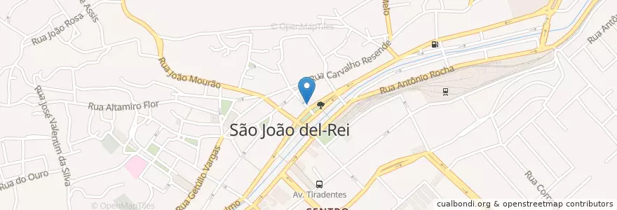 Mapa de ubicacion de Gelapapo en Brasil, Región Sudeste, Minas Gerais, Região Geográfica Intermediária De Barbacena, Microrregião São João Del-Rei, São João Del-Rei.