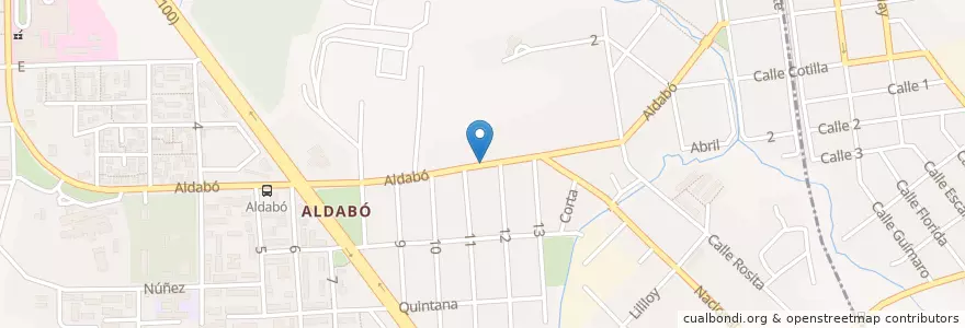 Mapa de ubicacion de Abuelo D'Oro en Kuba, Havanna, Boyeros.