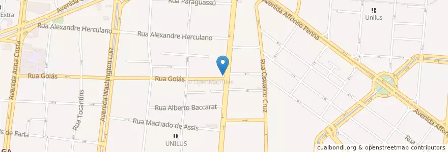 Mapa de ubicacion de CNA en Brasil, Región Sudeste, San Pablo, Região Geográfica Intermediária De São Paulo, Região Imediata De Santos, Região Metropolitana Da Baixada Santista, Santos.