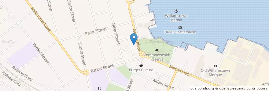 Mapa de ubicacion de Carter Smith Devlin & co. en Australie, Victoria, City Of Hobsons Bay.