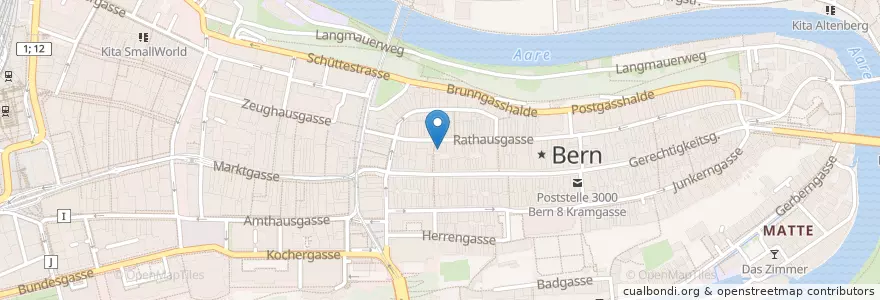 Mapa de ubicacion de Sushi Dai en Zwitserland, Bern/Berne, Verwaltungsregion Bern-Mittelland, Verwaltungskreis Bern-Mittelland, Bern.