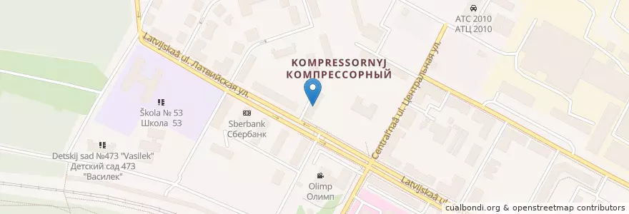 Mapa de ubicacion de Поликлиника № 2 ЦГБ № 1 en Russie, District Fédéral De L'Oural, Oblast De Sverdlovsk, Городской Округ Екатеринбург.