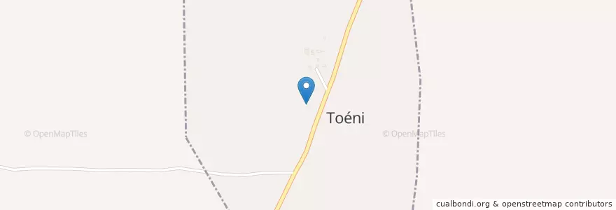 Mapa de ubicacion de Toéni en Burquina Faso, Boucle Du Mouhoun, Sourou, Toéni, Toéni.