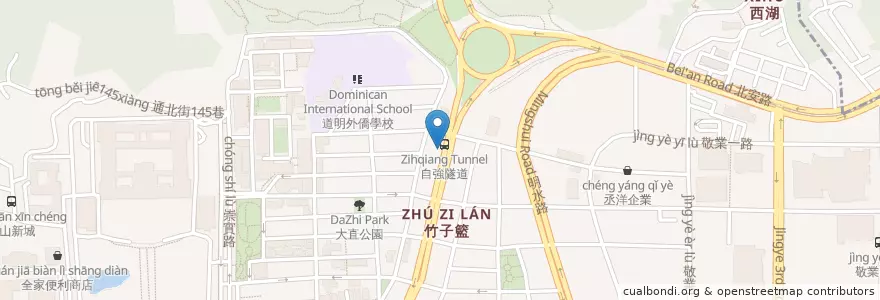 Mapa de ubicacion de 偉格牙醫 en تایوان, 新北市, تایپه, 中山區.