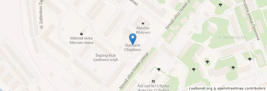 Mapa de ubicacion de Sberbank en Russia, Northwestern Federal District, Murmansk Oblast, Kantalahti District, Городское Поселение Кандалакша.