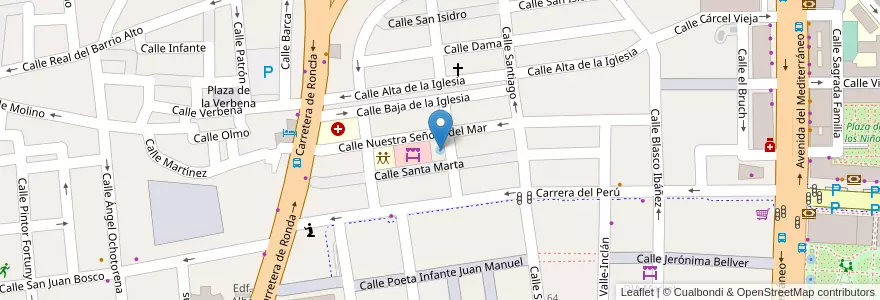 Mapa de ubicacion de 62. Plaza de Regiones en スペイン, アンダルシア州, アルメリア, アルメリア.