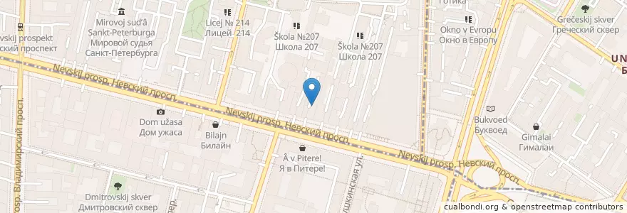 Mapa de ubicacion de 1886 Bonomi en Rusia, Северо-Западный Федеральный Округ, Óblast De Leningrado, San Petersburgo, Центральный Район.