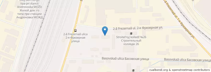 Mapa de ubicacion de Пансионат Перовский en Rússia, Distrito Federal Central, Москва, Юго-Восточный Административный Округ, Нижегородский Район.