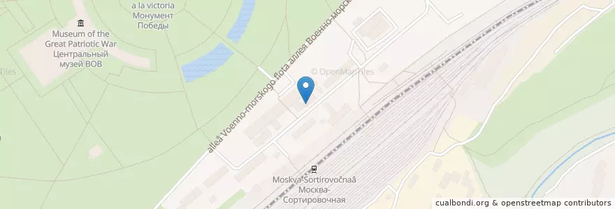 Mapa de ubicacion de 12 ярдов en Rusia, Distrito Federal Central, Москва, Западный Административный Округ, Район Дорогомилово.
