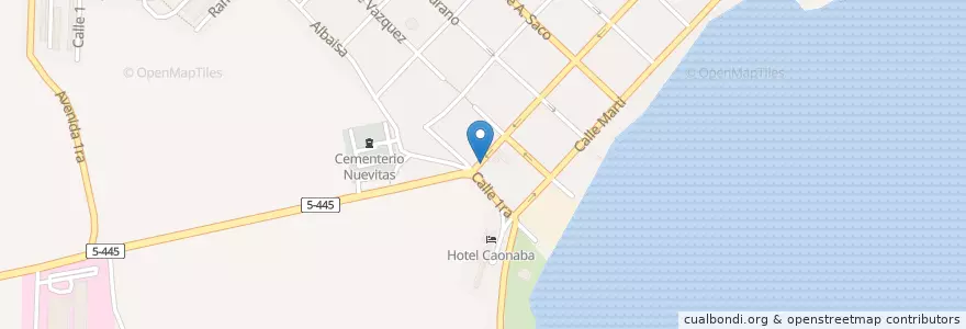 Mapa de ubicacion de Parqueo Servicentro Cupet Nuevitas en كوبا, Camagüey, Nuevitas, Ciudad De Nuevitas, Ciudad De Nuevitas.