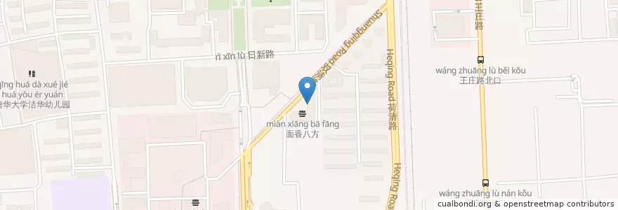 Mapa de ubicacion de 朝天门火锅 en چین, پکن, هبئی, 海淀区.