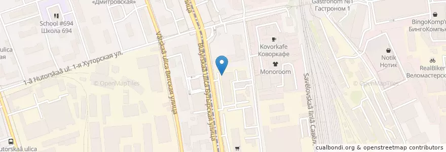 Mapa de ubicacion de Шикари en روسيا, Центральный Федеральный Округ, Москва, Северный Административный Округ, Бутырский Район.