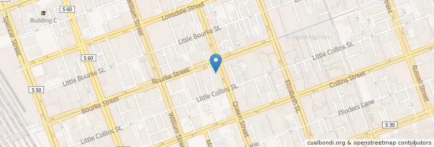 Mapa de ubicacion de Turf Bar en استرالیا, Victoria, City Of Melbourne.