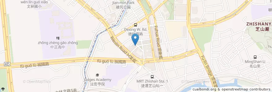 Mapa de ubicacion de 勝泰藥師藥局 en تایوان, 新北市, تایپه, 士林區.