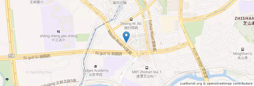 Mapa de ubicacion de 邱世昌診所 en Tayvan, 新北市, Taipei, 士林區.