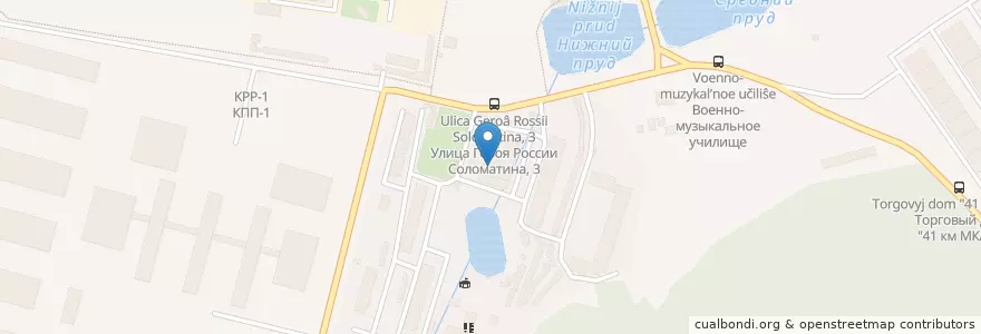 Mapa de ubicacion de Венеция en Russia, Distretto Federale Centrale, Москва, Новомосковский Административный Округ, Поселение "Мосрентген".