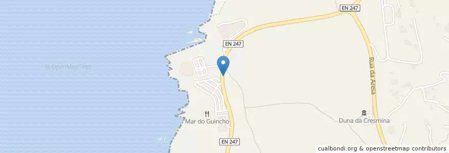 Mapa de ubicacion de Guincho en Португалия, Área Metropolitana De Lisboa, Лиссабон, Grande Lisboa, Cascais, Cascais E Estoril.