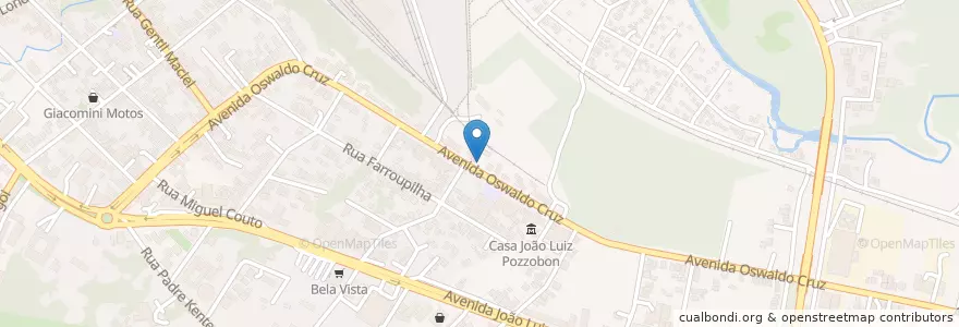 Mapa de ubicacion de Reciclagem Km 3 en البَرَازِيل, المنطقة الجنوبية, ريو غراندي دو سول, Região Geográfica Intermediária De Santa Maria, Região Geográfica Imediata De Santa Maria, Santa Maria.