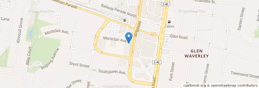 Mapa de ubicacion de Bon Chicken & Bar en Avustralya, Victoria, City Of Monash.