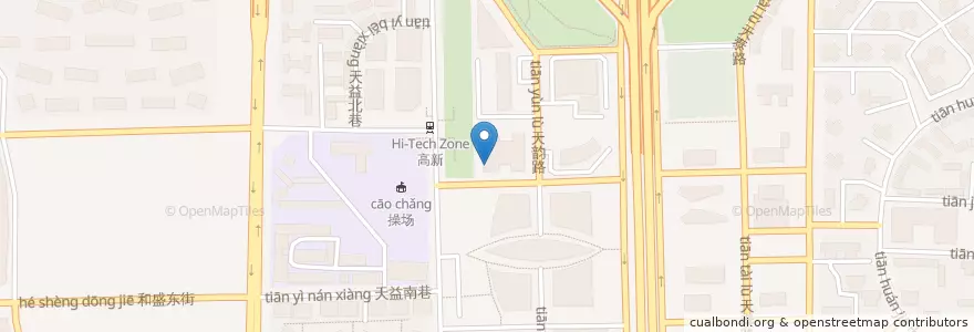 Mapa de ubicacion de Starbucks Coffee en China, Sichuan, Chengdu City, Wuhou District, Hi-Tech South Zone, Guixi.