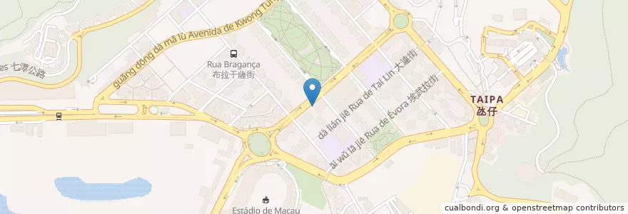 Mapa de ubicacion de Banco Luso Internacional en China, Cantão, Macau, Taipa, 珠海市, Nossa Senhora Do Carmo, Coloane, 香洲区, São Francisco Xavier.
