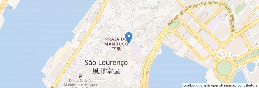 Mapa de ubicacion de 滙業銀行 Banco Delta Ásia en China, Macau, Guangdong, Concelho De Macau, 珠海市, 香洲区.