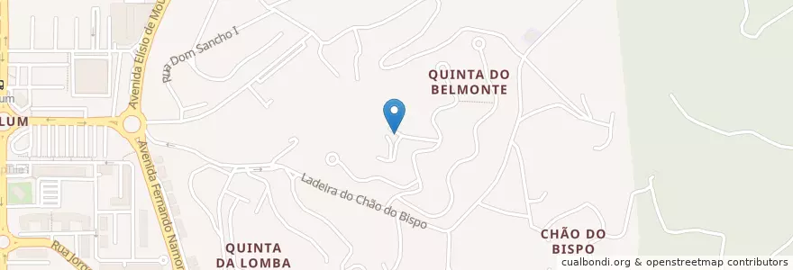 Mapa de ubicacion de Casas do Bragal en 포르투갈, Centro, Baixo Mondego, Coimbra, Coimbra, Santo António Dos Olivais.