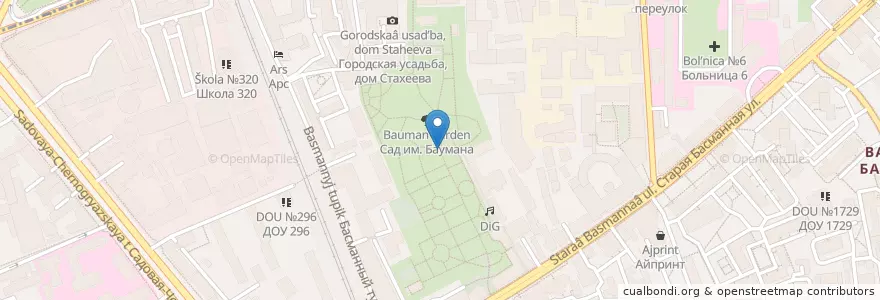 Mapa de ubicacion de Стардог!s en Russia, Distretto Federale Centrale, Москва, Центральный Административный Округ, Басманный Район.