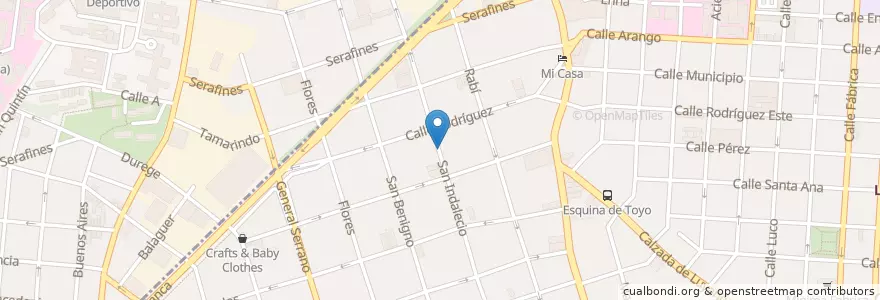 Mapa de ubicacion de Café Rivero en キューバ, La Habana, Cerro.