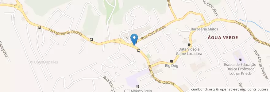 Mapa de ubicacion de Restaurante Sabor D'Casa en Brezilya, Güney Bölgesi, Santa Catarina, Região Geográfica Intermediária De Blumenau, Microrregião De Blumenau, Blumenau.