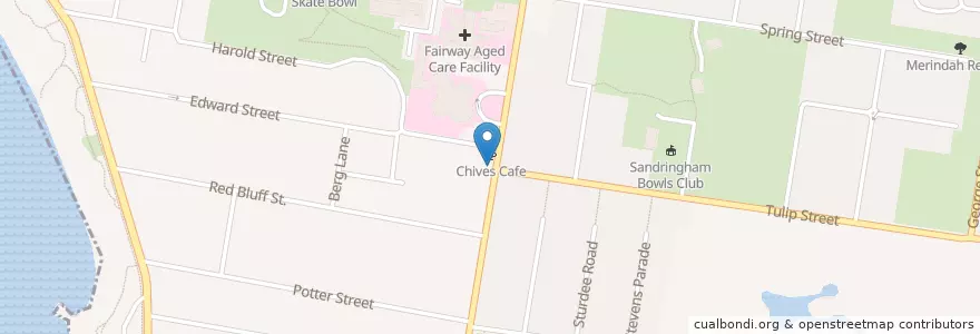 Mapa de ubicacion de Smile House en Australie, Victoria, City Of Bayside.