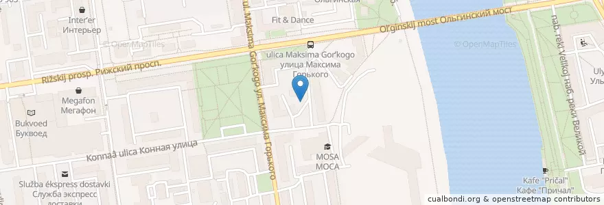 Mapa de ubicacion de Миша en Russia, Северо-Западный Федеральный Округ, Oblast' Di Pskov, Псковский Район, Городской Округ Псков.