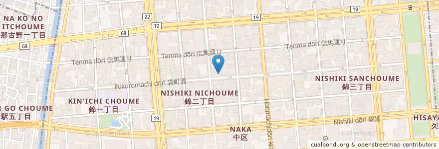 Mapa de ubicacion de 世界の山ちゃん en 日本, 愛知県, 名古屋市, 中区.